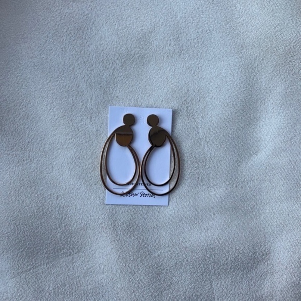 & Other Stories Gold Geometric Earrings